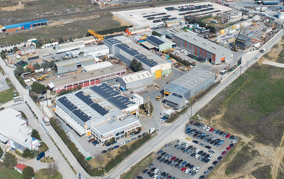 EKME's Fabrication Plant - Aerial Photo